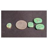Verisite & Turquoise Cabochons