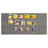 14) Collectable Olympic & Other Flag Pins