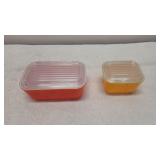 2) Vintage Pyrex Dishes