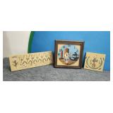 Navajo Sand clock & wall Art