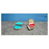 Two Decorative Trinket Boxes