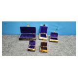 5) Vintage Trinket Boxes made of Bone