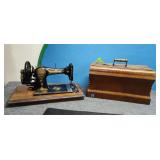 Vintage C.S. Jones Sewing Machine with Key