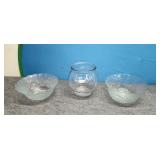 3) Glass Bowls