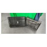 Two Small Dog Crates
