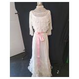 Vintage Adjustable Dress Form w/Dress