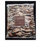 Plush Zip Up Wrap Tiger, One Size