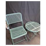 Folding Chair & Side Table