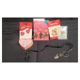2) Earrings 2) Pins 1) Keychains
