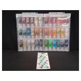 2) Zazz Glitter Glue Set 18 Piece & Enamel Dots