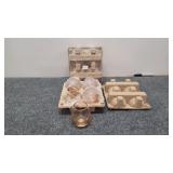 NIB Joy Relaxing Eucalyptus Candle Holders