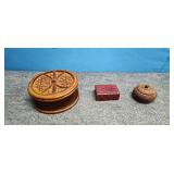 3) Wooden Trinket Boxes