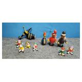 German Smokers,  Small Wooden Ornaments