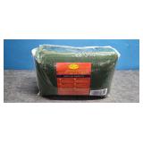 Green Polar Fleece Grid Pattern Twin XL Sheets