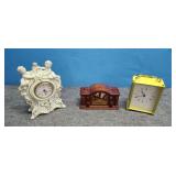 Wind-up clock, battery operated clock,& radio