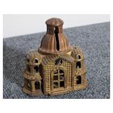 Antique Cast Iron 'Domed Mosque' Coin Bank