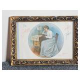 Vintage Singer 'Cabinet Table' Lithograph