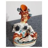 Antique Staffordshire Spill Vase