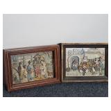 Vintage Shadow Box Art