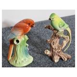 Vintage Czech Parrot Bud Vase & Other