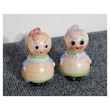 Vintage Roly Poly Salt & Pepper Shakers