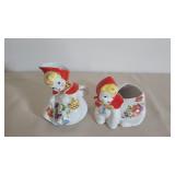 Hull Pottery Red Riding Hood Pitcher & Sugar Bowl