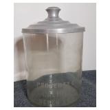 Large Jar 'Property of Calirox Never Sold'