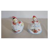 Hull Pottery Red Riding Hood Creamer & Sugar Bowl