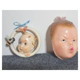 Vintage Bisque Baby Decorations