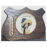 Vintage Sheffield Bank Advertising Thermometer