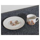 Vintage German Teacup and Saucer