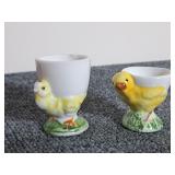 Vintage Glass & Ceramic Egg Cups