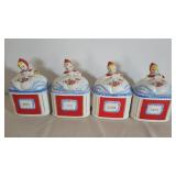 Hull Pottery Little Red Riding Hood Jars