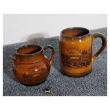 Ridgeways Pottery Jug (Damaged) & Other