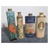 Various Vintage Talc Powders