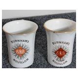 Vintage Ceramic Advertising Mugs