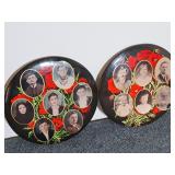 Antique Tin Portrait Collage Buttons