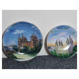 Morman Temple Plates made in Japan
