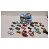 29) Hot Wheels Cars & Helicopter