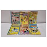 6) Vintage Richie Rich Comic Books