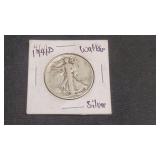 1941 D Silver Walking Liberty Half Dollar