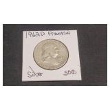 1962 D Silver Franklin Half Dollar
