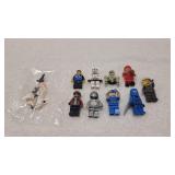 9) Lego Guy Survivors & 1) Sealed & Disassembled