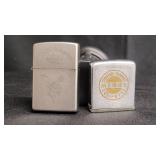 Zippo Measuring Tape and Etched Harley Davidson
