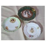 Vintage Porcelain Portrait Plates