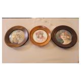 6' Round Victorian Pictures
