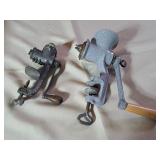 Vintage Graniteware Meat Grinder & Other