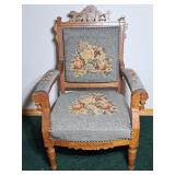 19th-Century Renaissance Revival Throne Chair