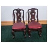 Vintage Miniature Dollhouse Chairs
