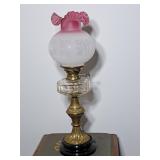 Antique Victorian Oil Lamp
